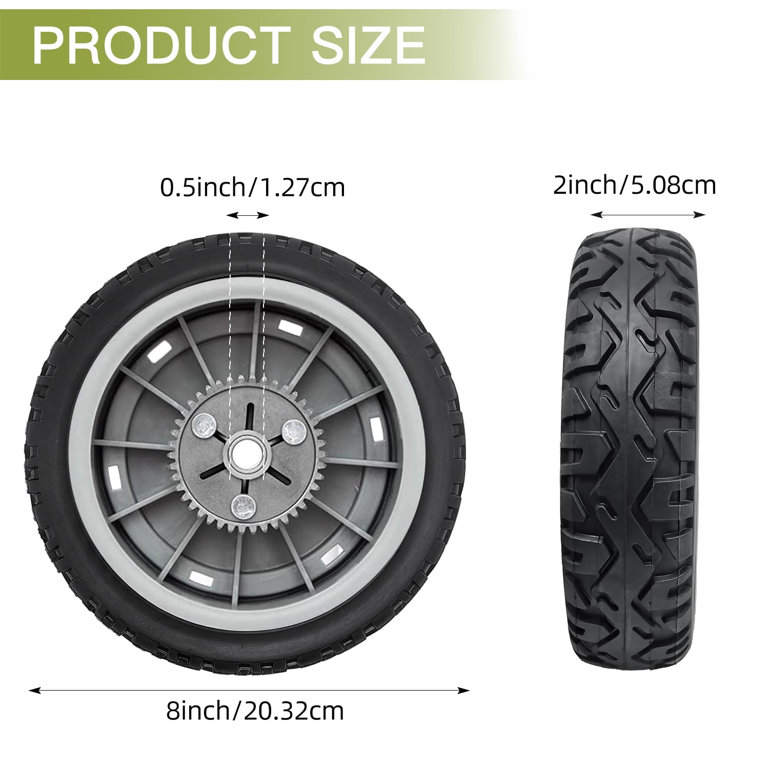 Shiosheng wheel assembly shows 42 gear teeth detail