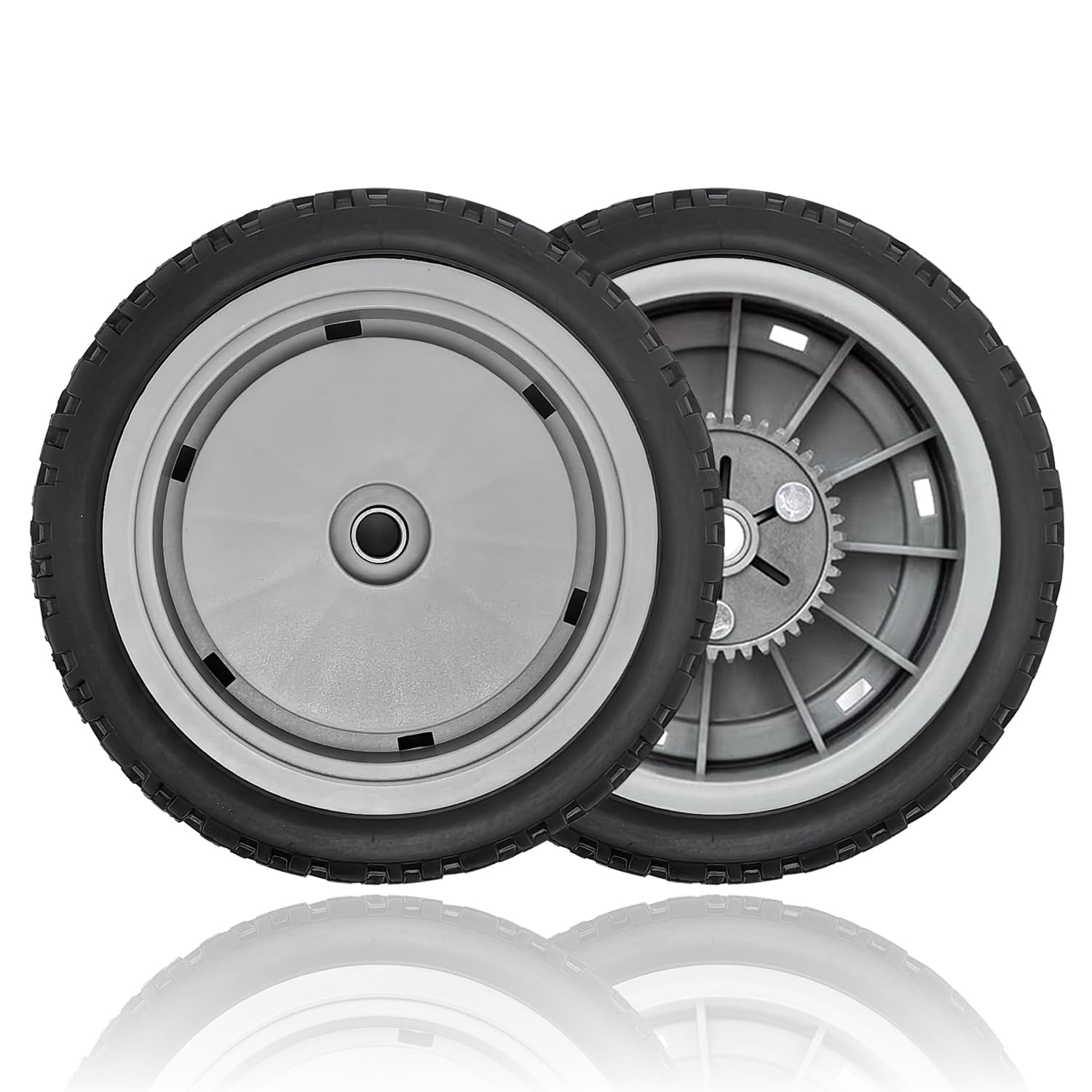 Shiosheng Toro rear wheel 8 inch front view, replacement part for smoother lawn mowing