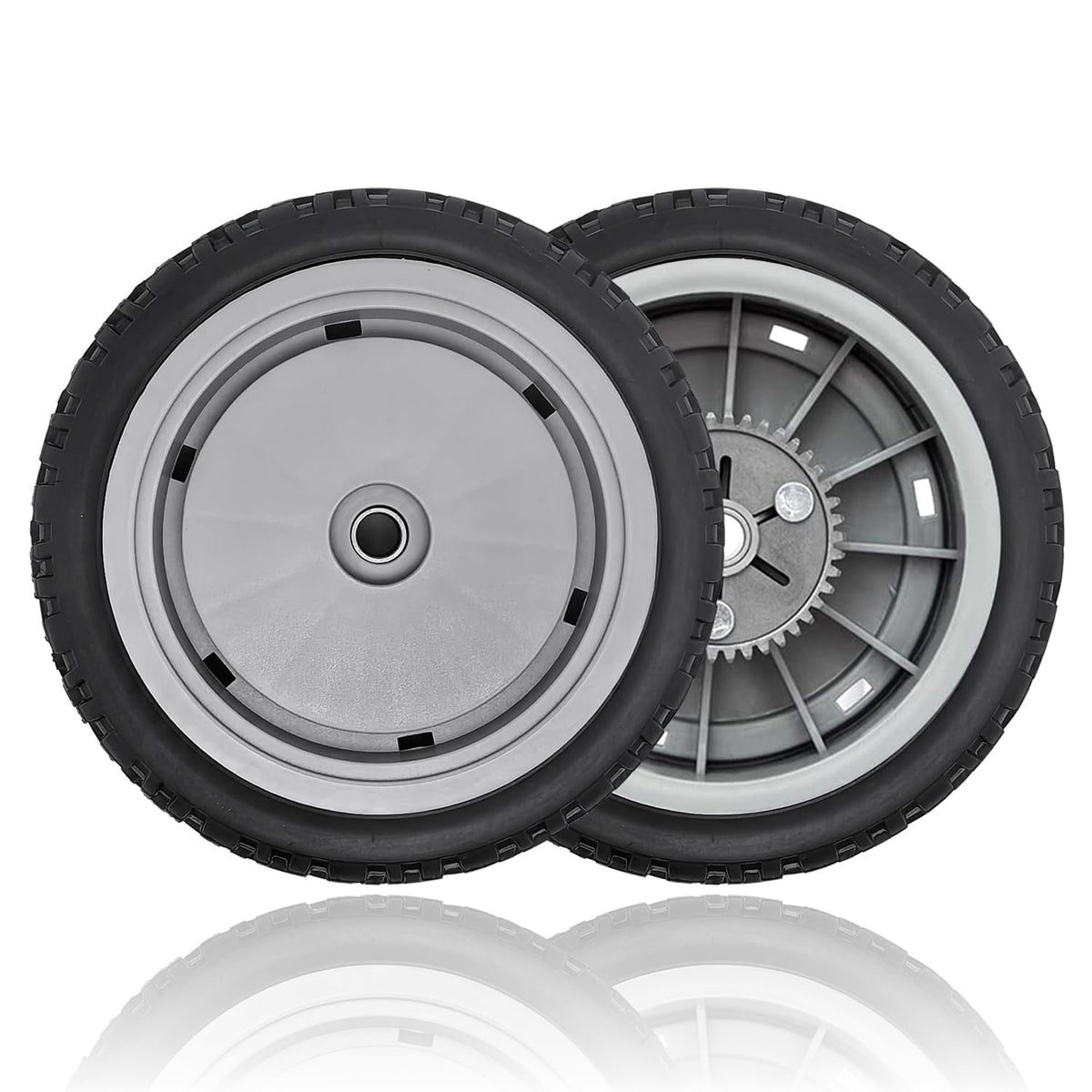 Shiosheng Toro rear wheel 8 inch front view, replacement part for smoother lawn mowing