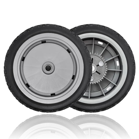 Shiosheng Toro rear wheel 8 inch front view, replacement part for smoother lawn mowing