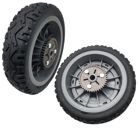 Shiosheng Toro rear wheel 8 inch side view, fits most Super Recycler models