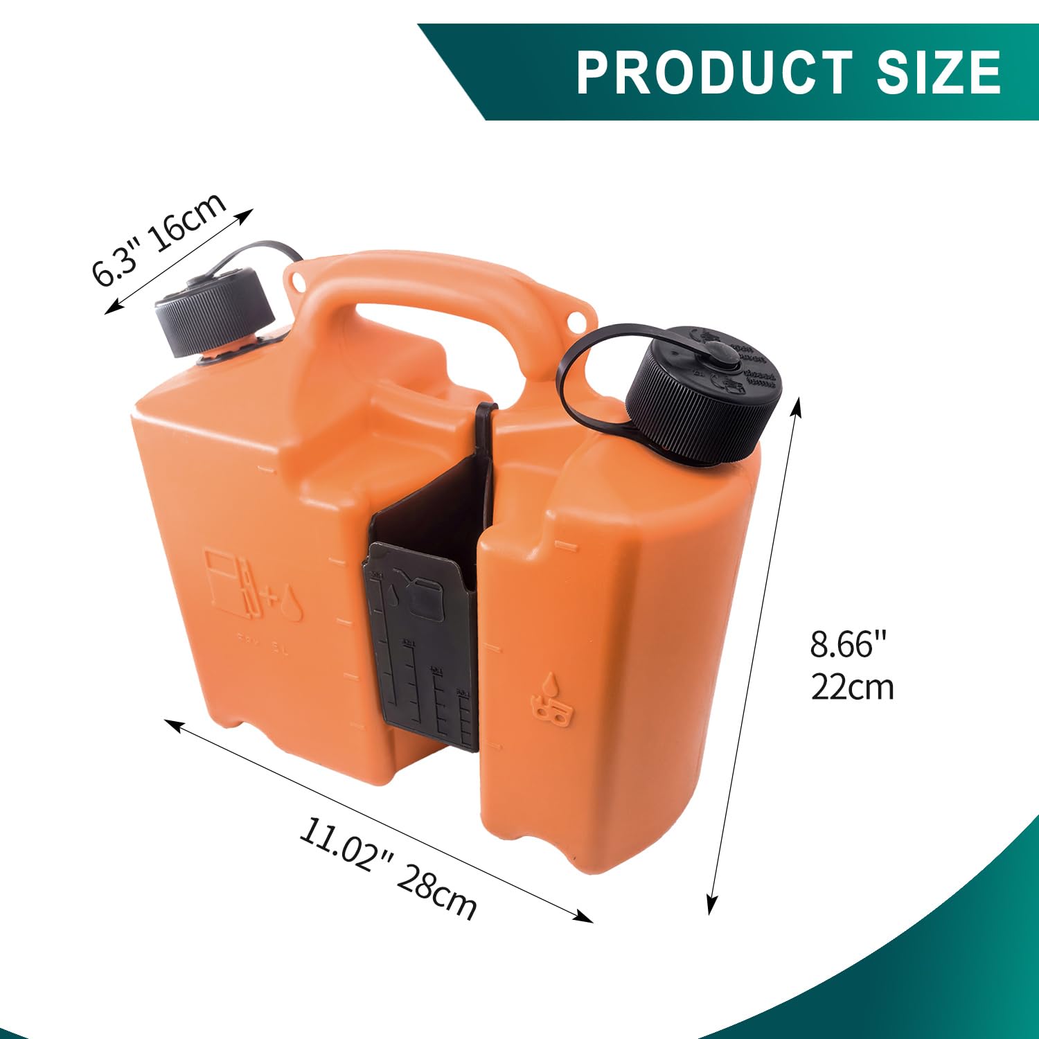 Shiosheng twin carrier for Stihl chainsaw keeps fuel and oil organized