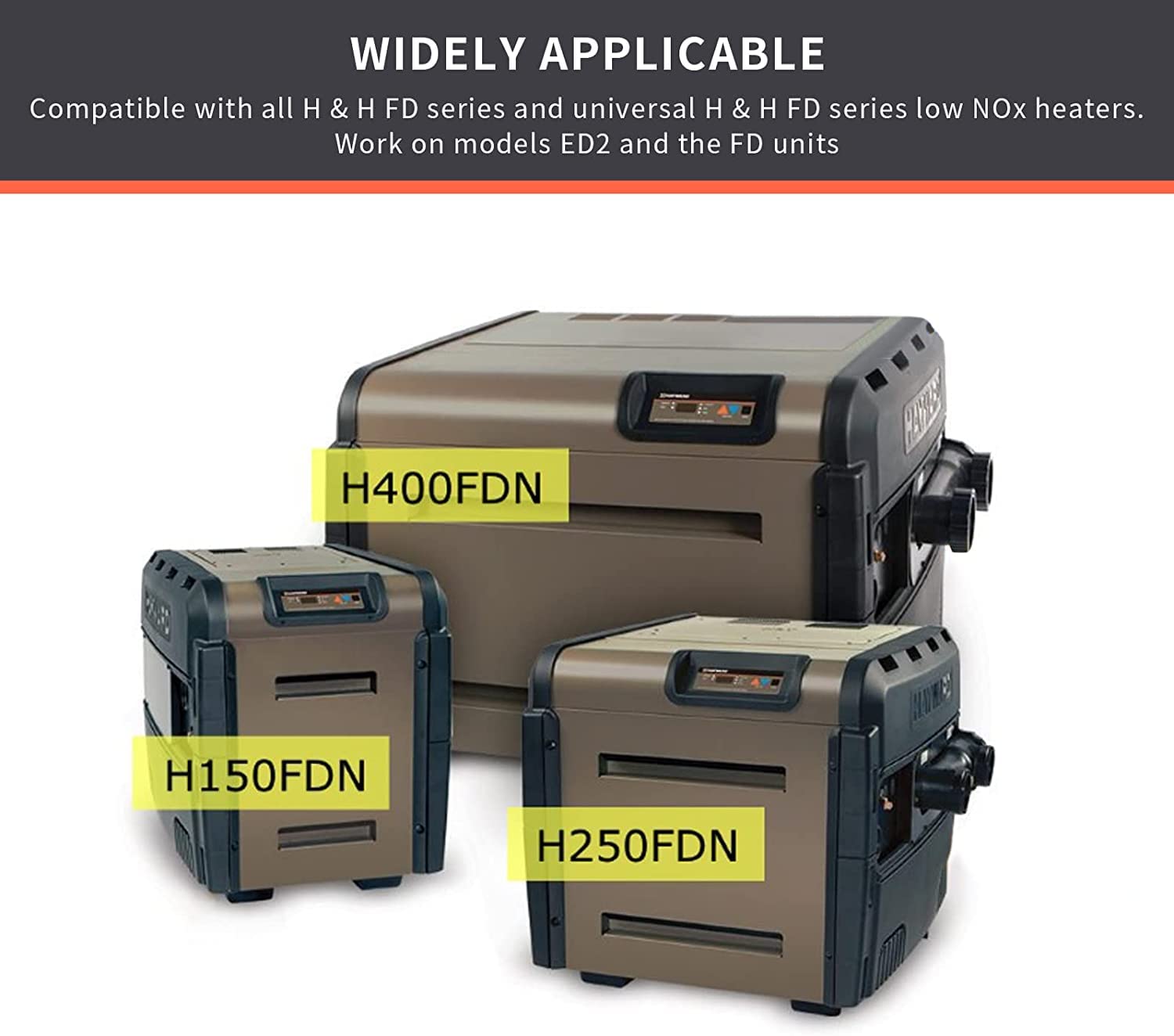 SHISHISHUN compatibility with Hayward H-Series models for pool heaters