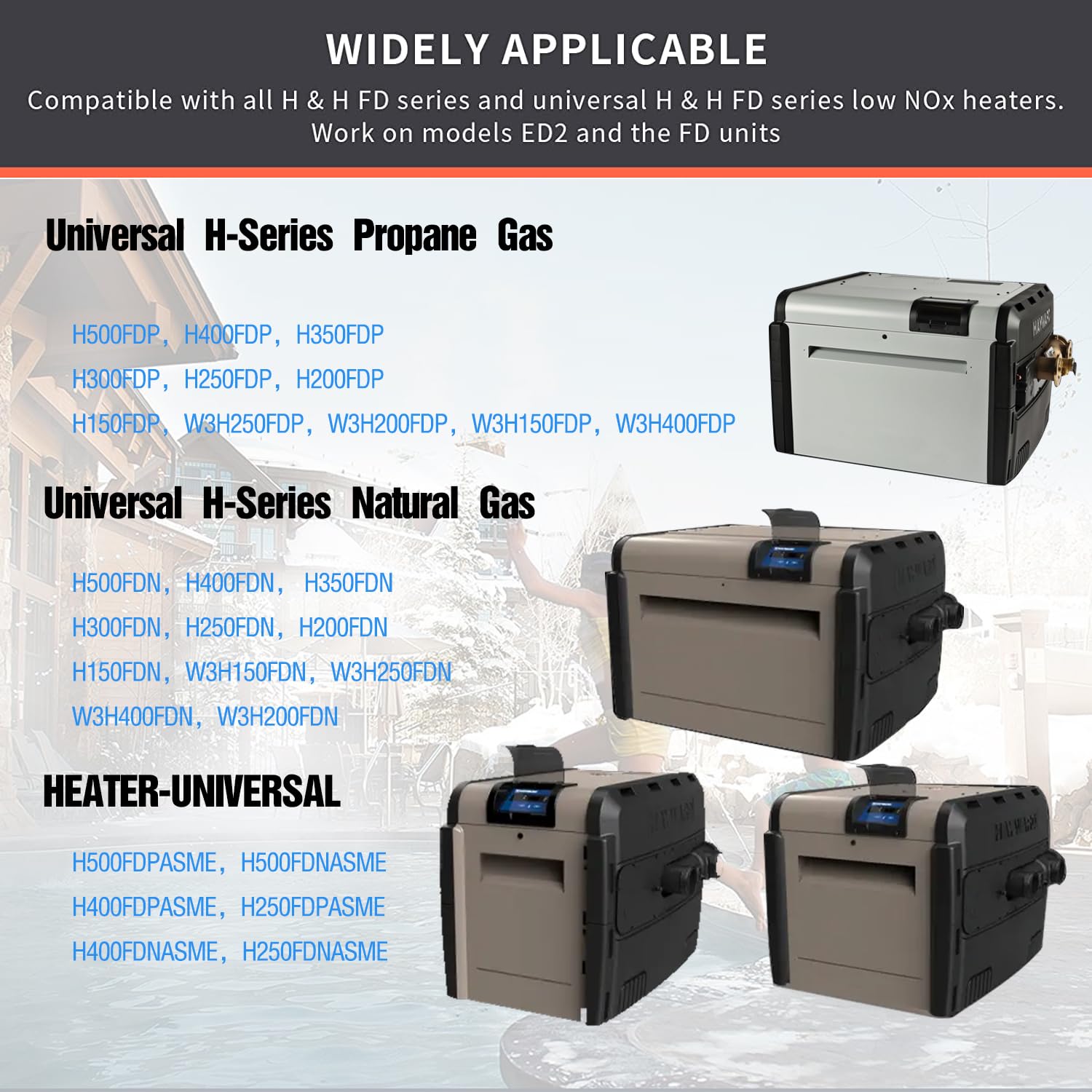 SHISHISHUN H-Series display module, compatible with post-2016 heaters for extended coverage.