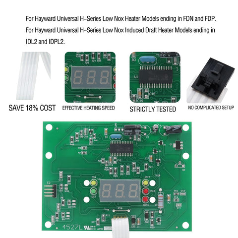 SHISHISHUN IDXL2DB1930 display board back panel showing terminals for quick hookup.