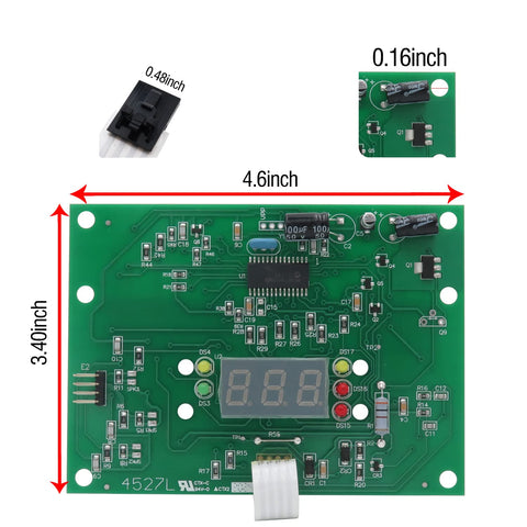 SHISHISHUN IDXL2DB1930 display board side connectors, simplifies wiring replacement.