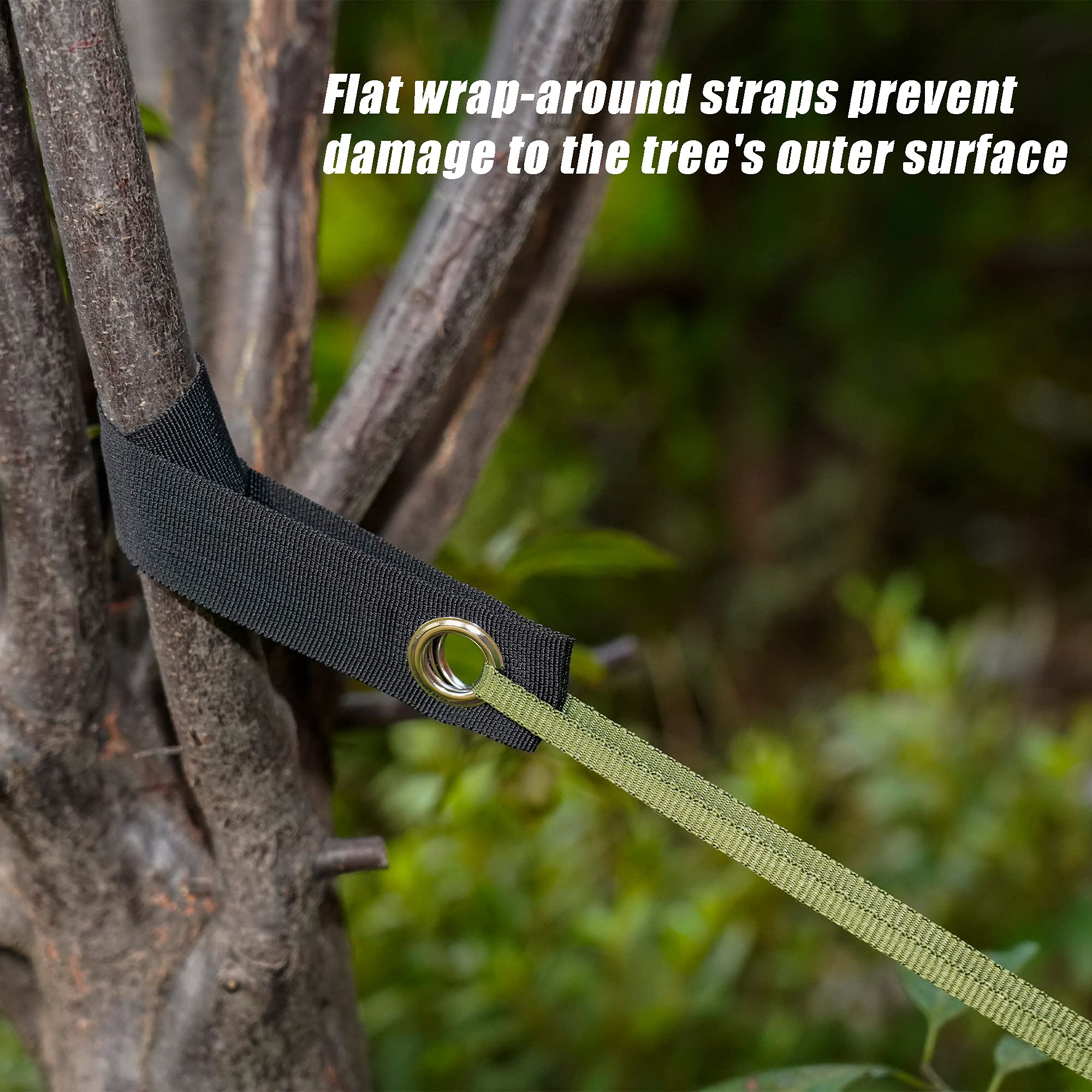Shitailu tree-support strap stabilizes branches to reduce sway.