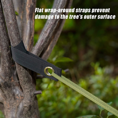 Shitailu tree-support strap stabilizes branches to reduce sway.