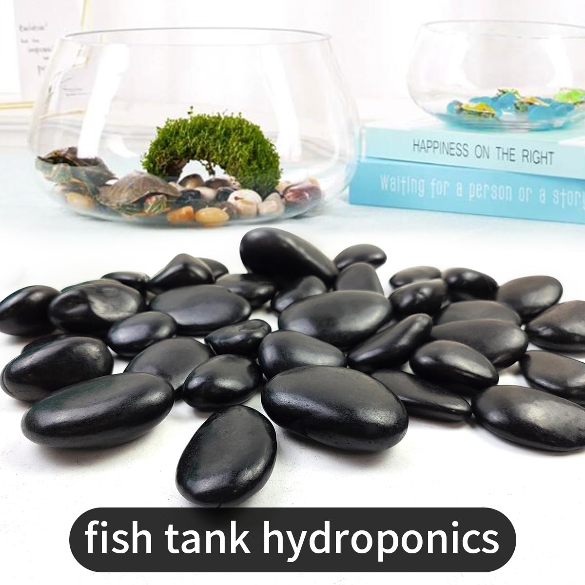 SHIZWU stones for vases and aquariums provide elegant focal points