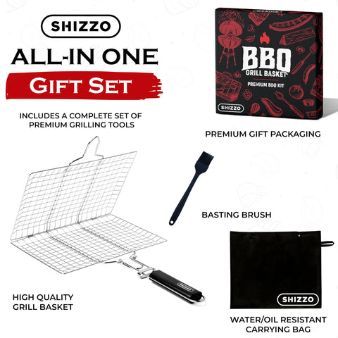 SHIZZO basting brush in use for even sauce application
