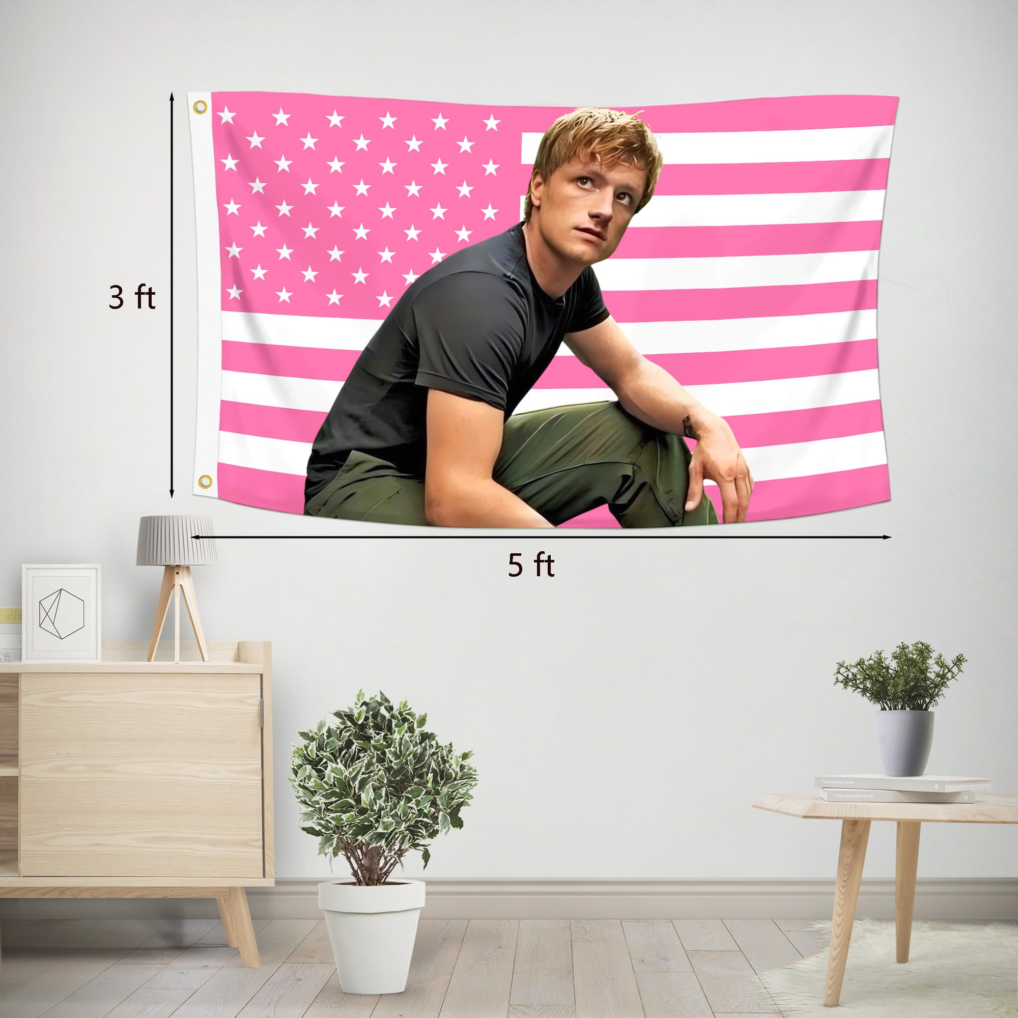 Shmbada double-stitched edge banner with canvas header adds durable flair to wall decor