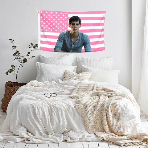 Shmbada Dylan O'Brien 3x5 flag ideal as dorm room wall decor