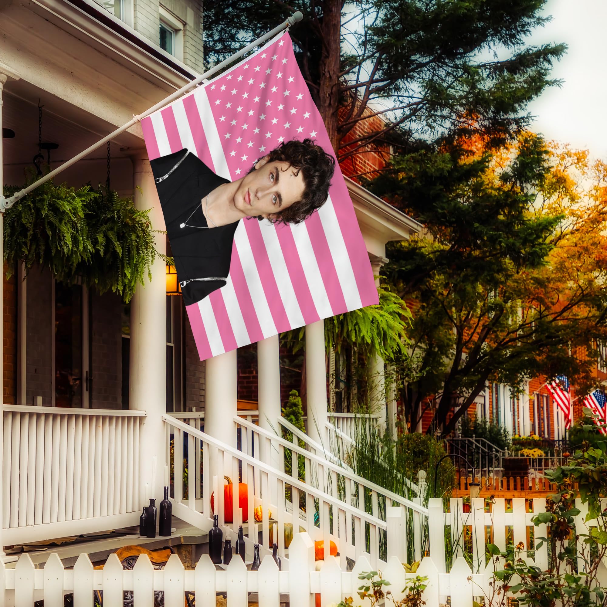 Shmbada TimotheeChalamet flag dorm decor ready for college rooms.