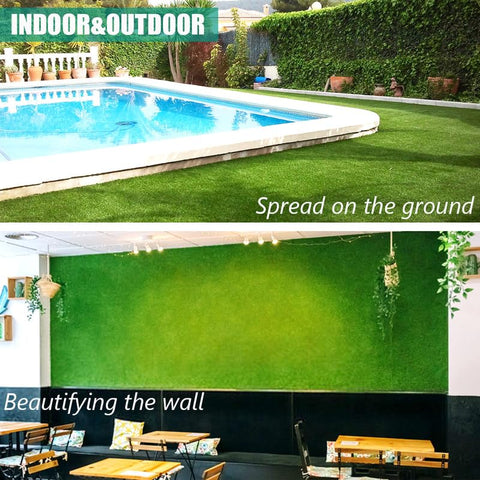 SHNOSU artificial grass turf kids playing, safe and vibrant year-round green.