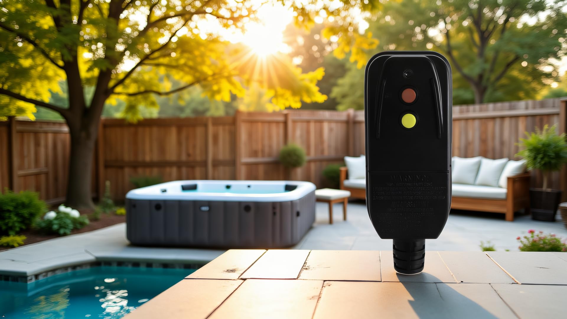 UL-listed ShockGuard GFCI plug highlighting auto-test functionality