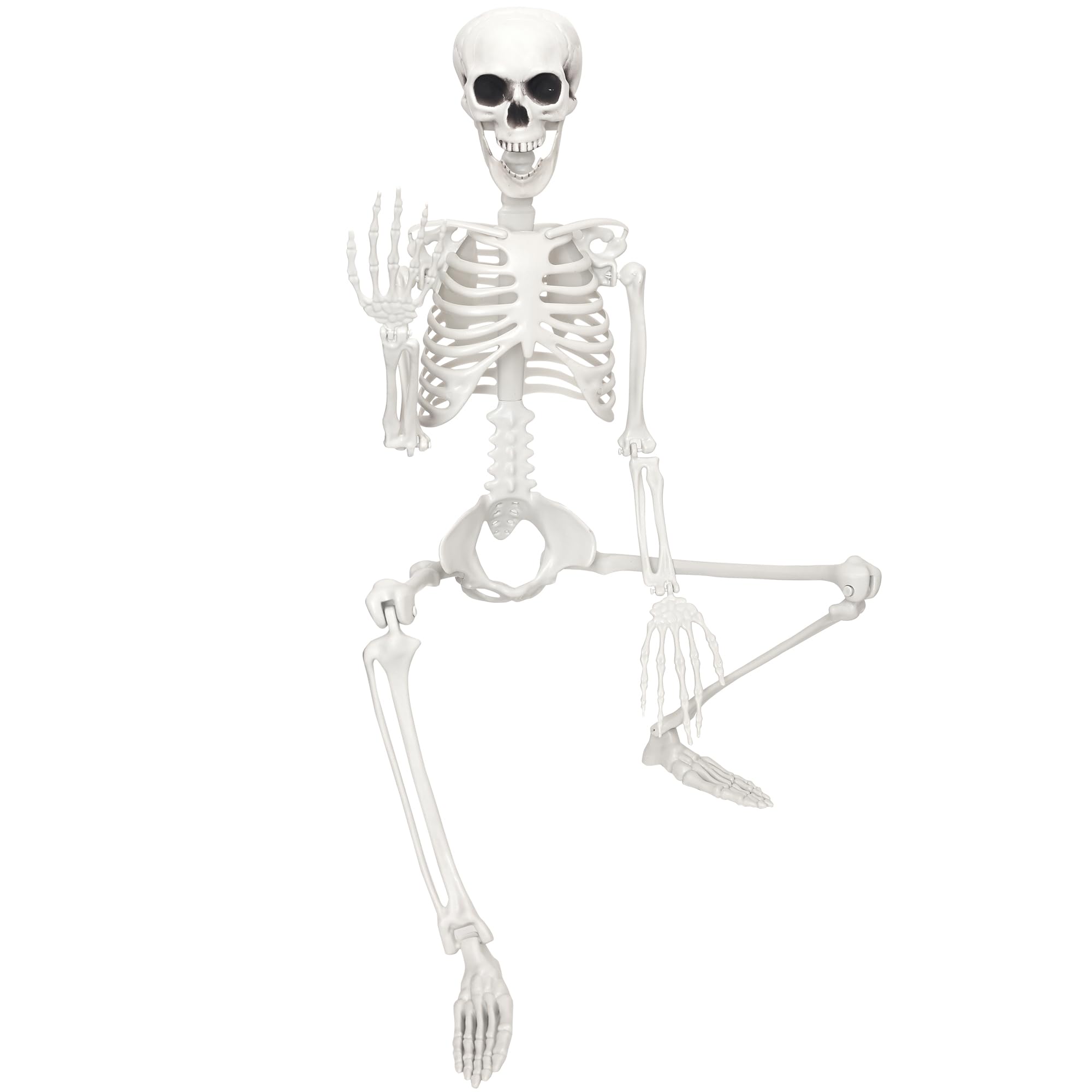 SHOCOSTO skeleton full body 36 inches ready for versatile Halloween display.