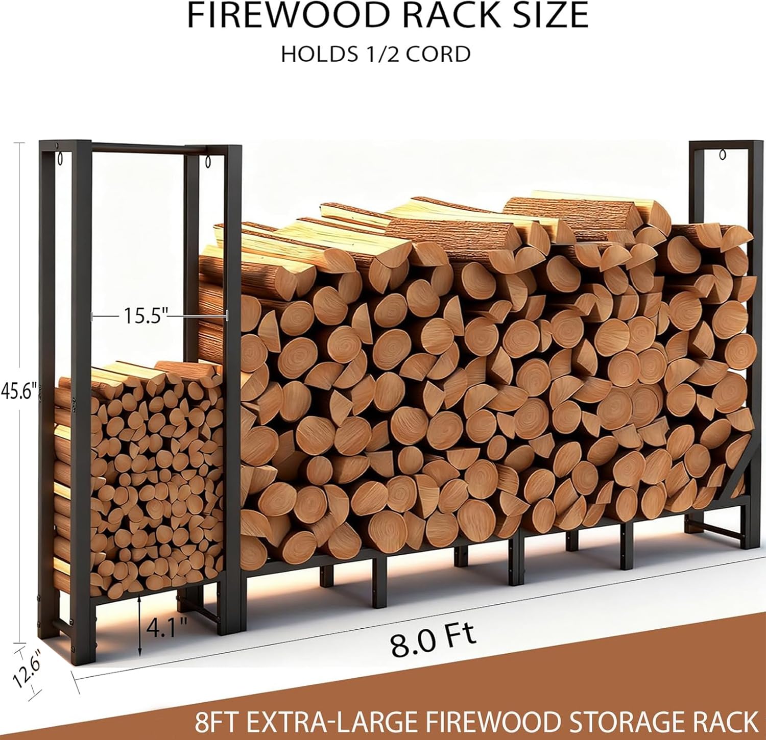 Shomextol kindling storage compartment keeps fire starters within reach.