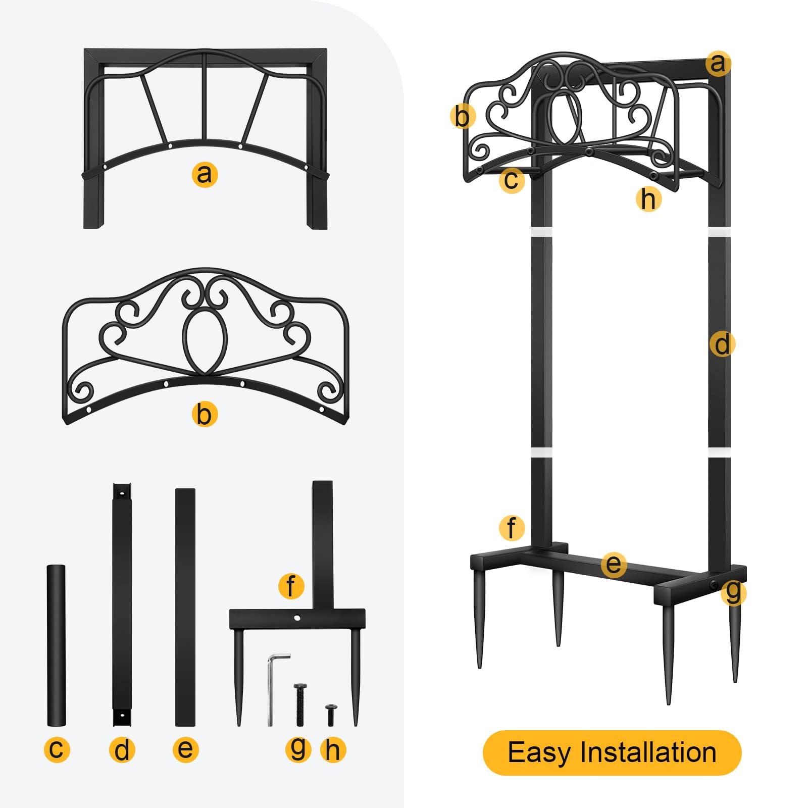 Shomextol rust-resistant hose holder top view suggests long-term reliability.