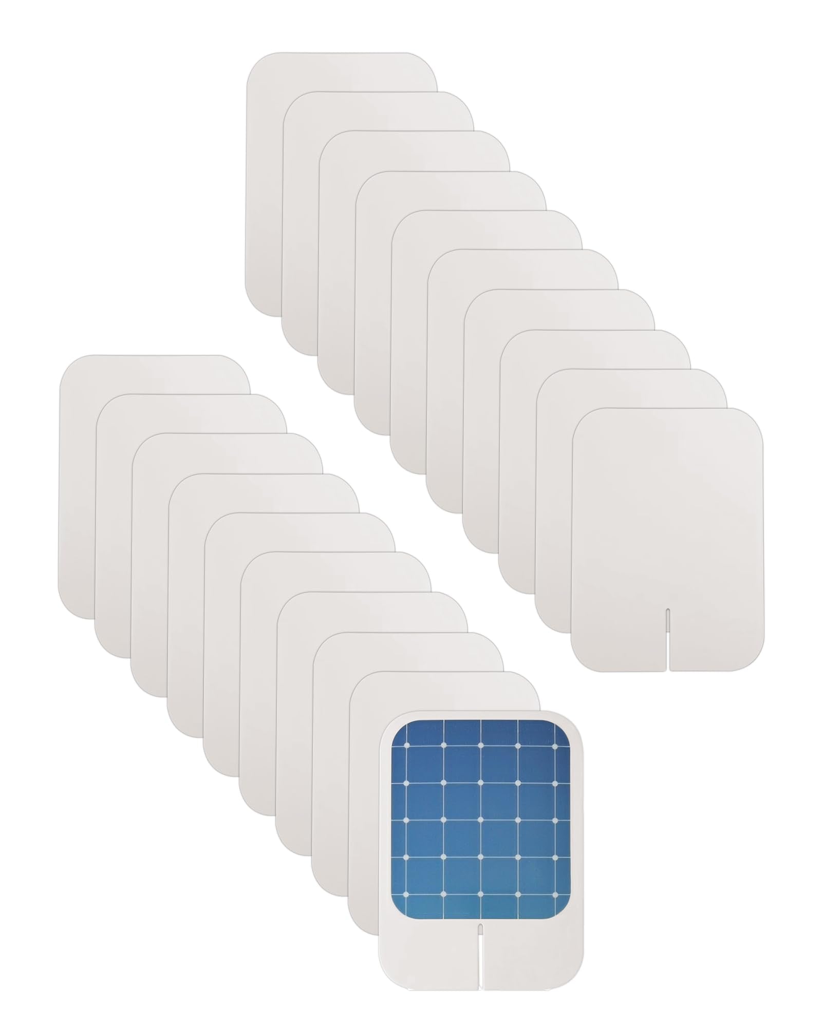 Shootingstar 20-pack refill glue boards close-up shows ultra-sticky surface for flying insects.