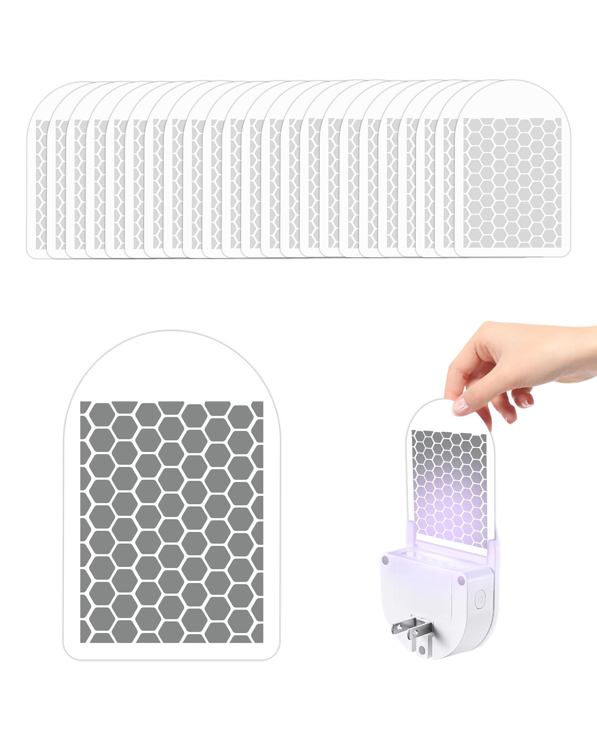Shootingstar 24-pack refill glue cards for LiBa FT06 trap, durable indoors solution.
