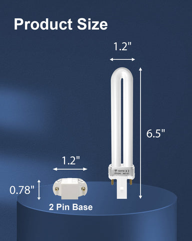 Shootingstar 21050 install-ready bulb in a Dynatrap unit for indoor use