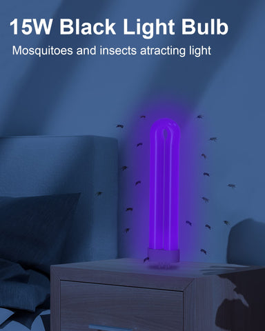 Shootingstar 7.5 inch U-shaped bulb close-up with UV glow
