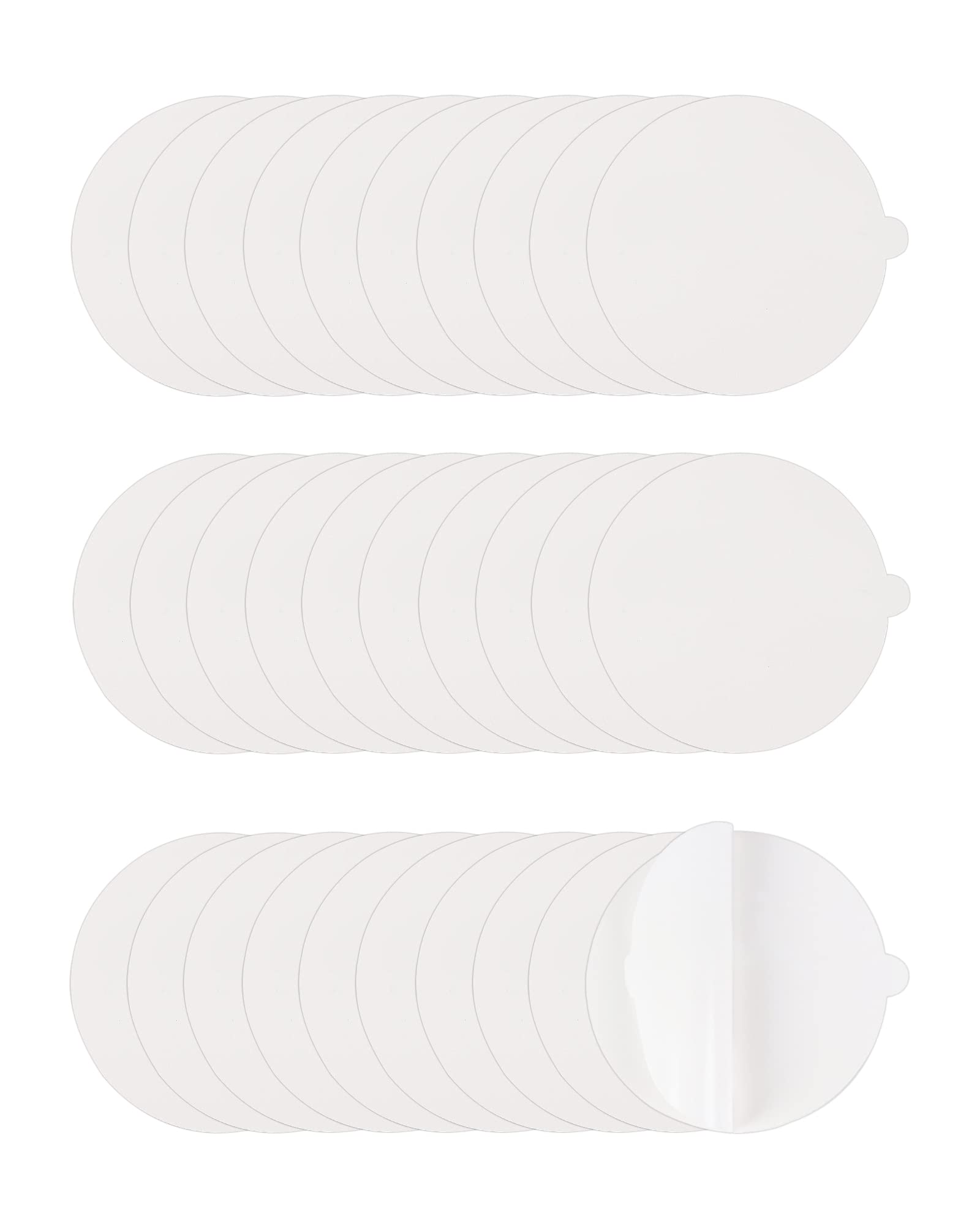 Shootingstar flea trap refill disc on a 7.1-inch round board for effective trapping.