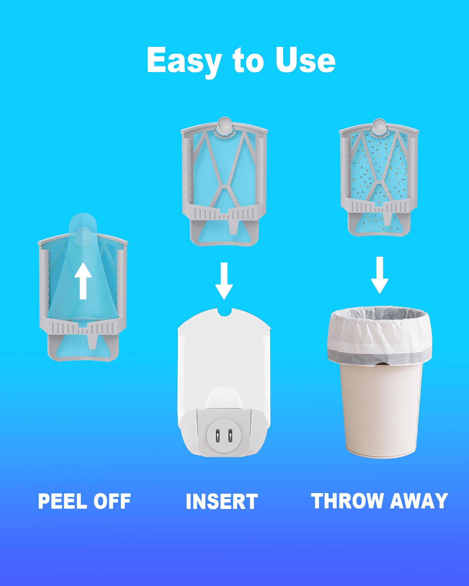 Shootingstar fruit-fly-trap refill helps reduce pantry pests.