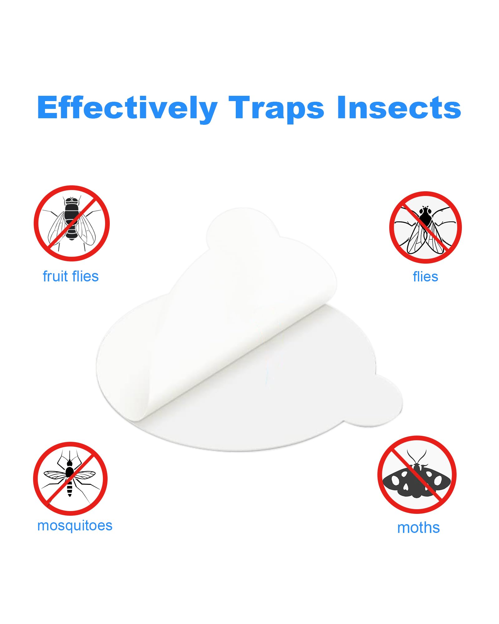 Shootingstar mosquito trap in use with glue board catching insects.