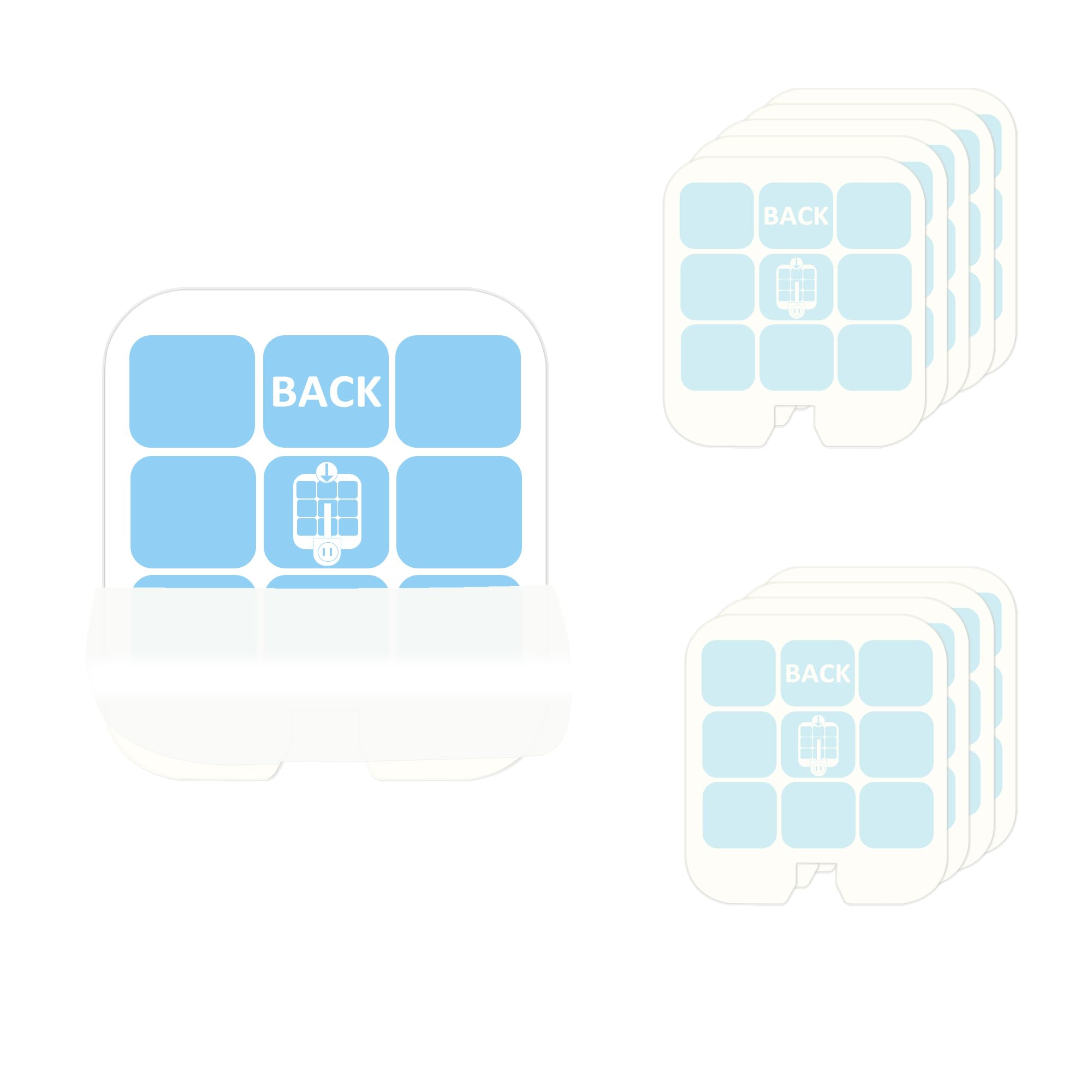 Shootingstar packaging and insert for Dynatrap refill compatibility