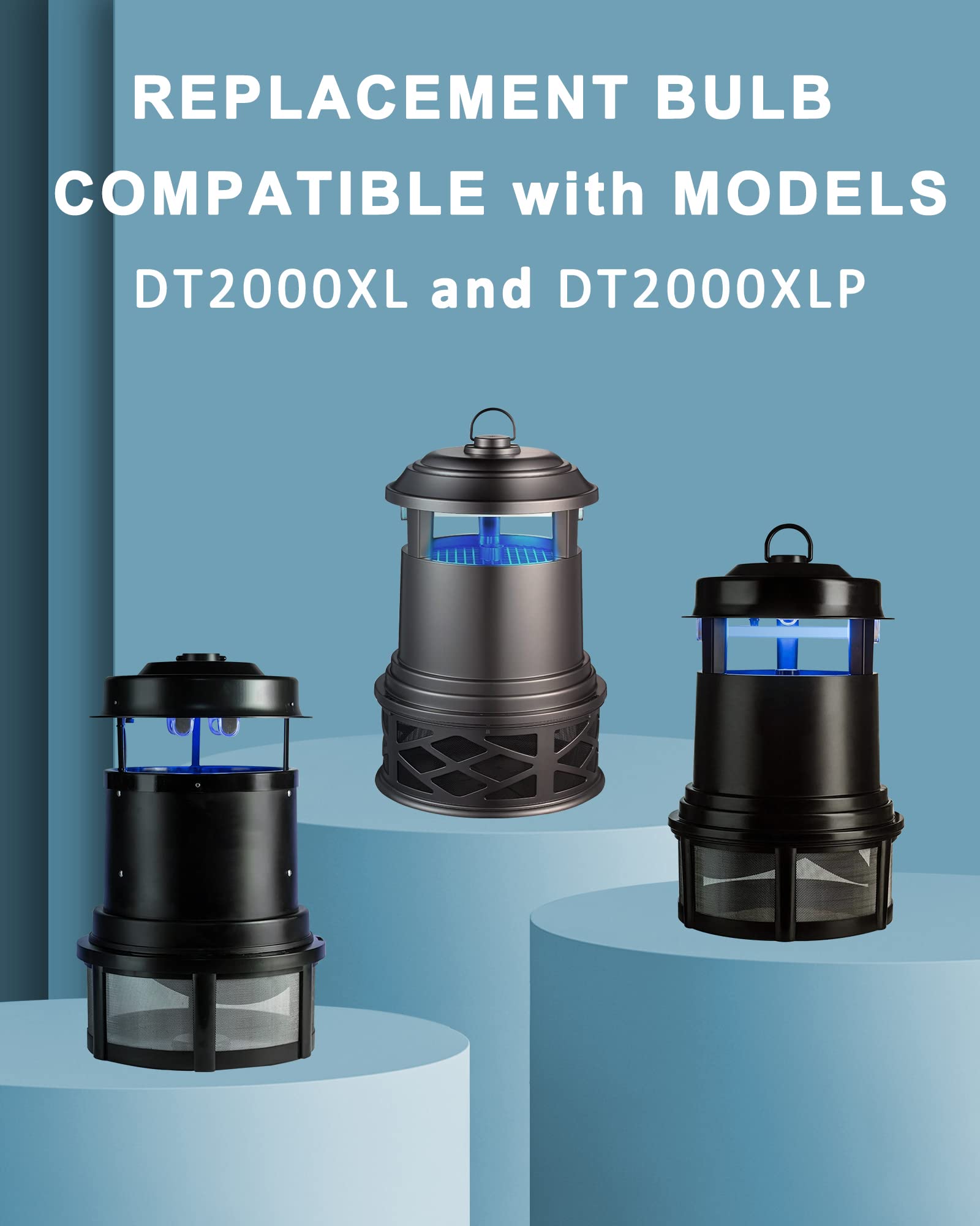 Shootingstar 4-pack bulbs ready to install in Dynatrap DT2000XLP units.
