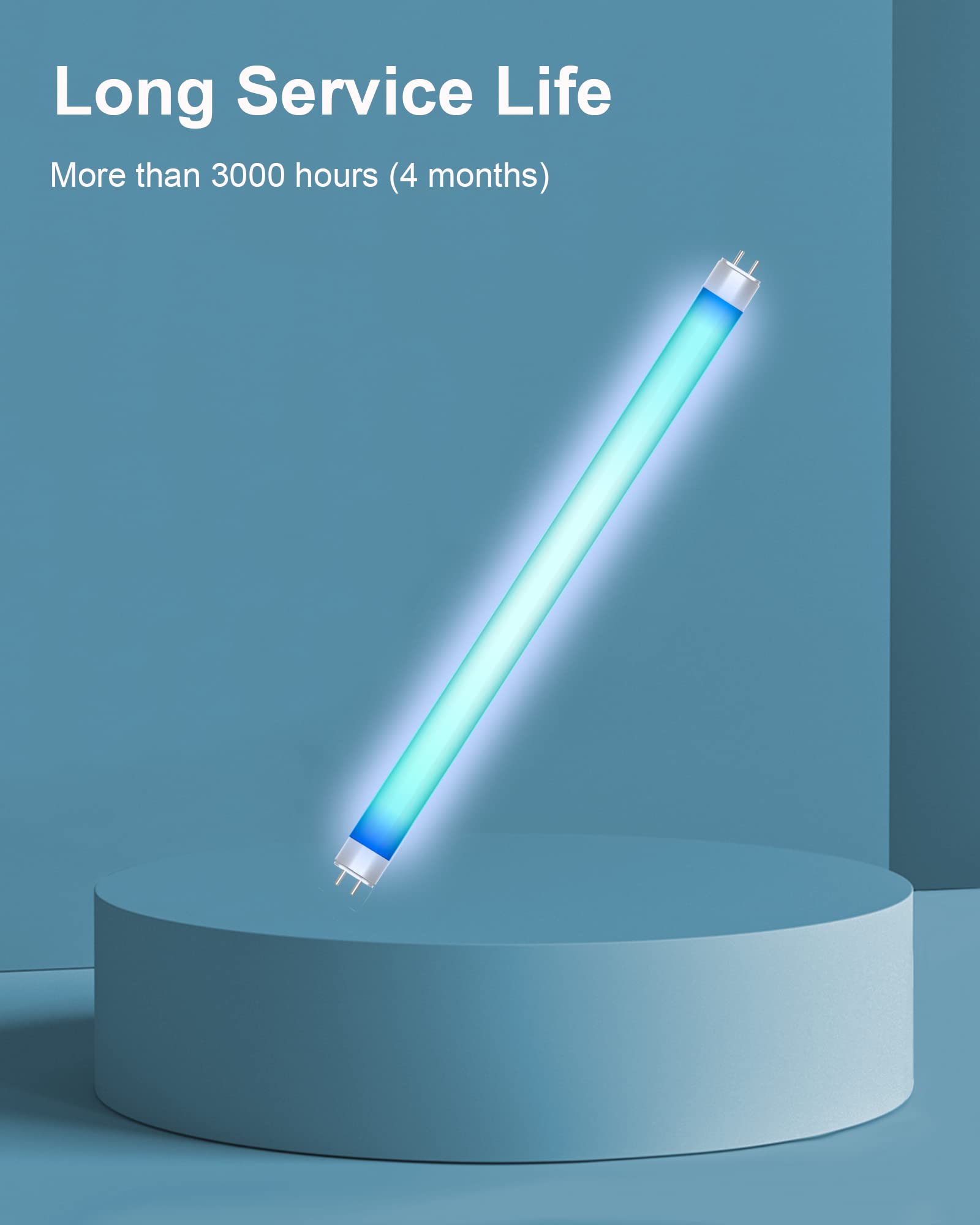 Fragile UV light tube from Shootingstar requires careful handling.