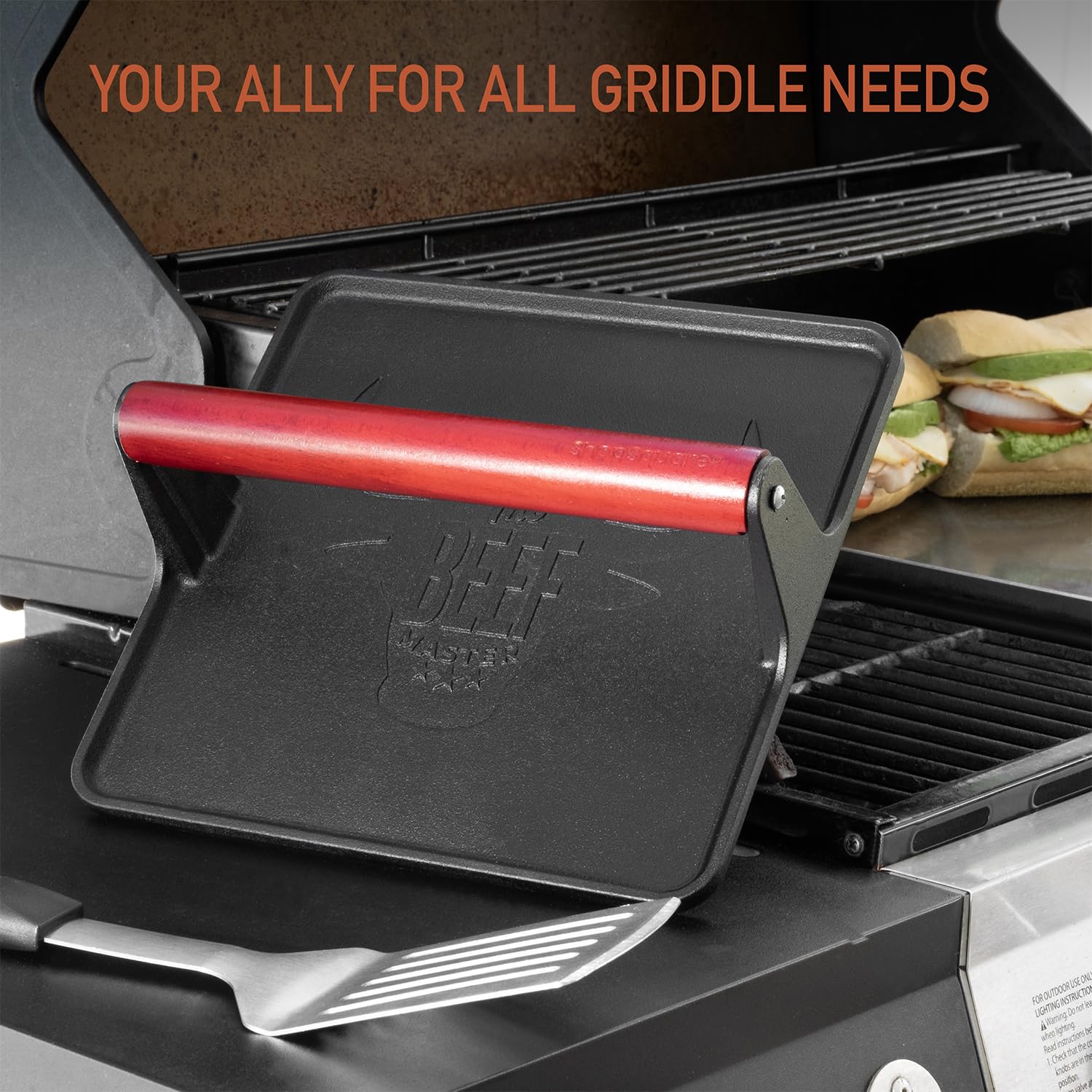 Beef Master press pre-seasoned coating is ready to use