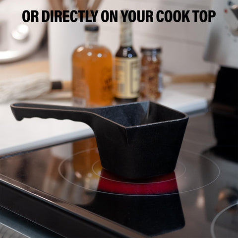 Shop Square dishwasher-safe brush head simplifies post-cook cleanup after grilling.