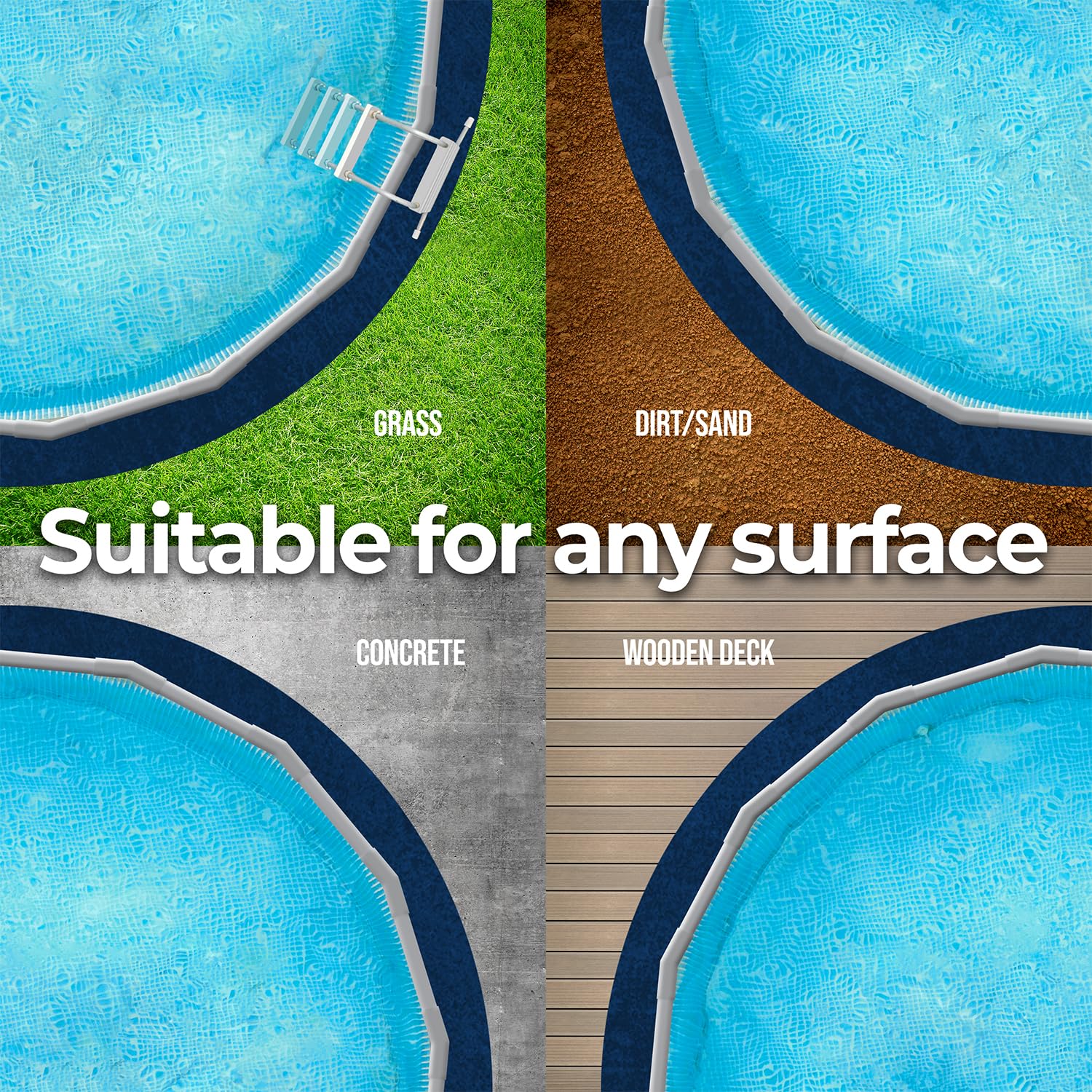 Shop Square eco-friendly pool pad made from recyclable materials.