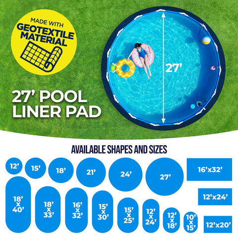 Shop Square padding is eco-friendly and recyclable for responsible pool care.