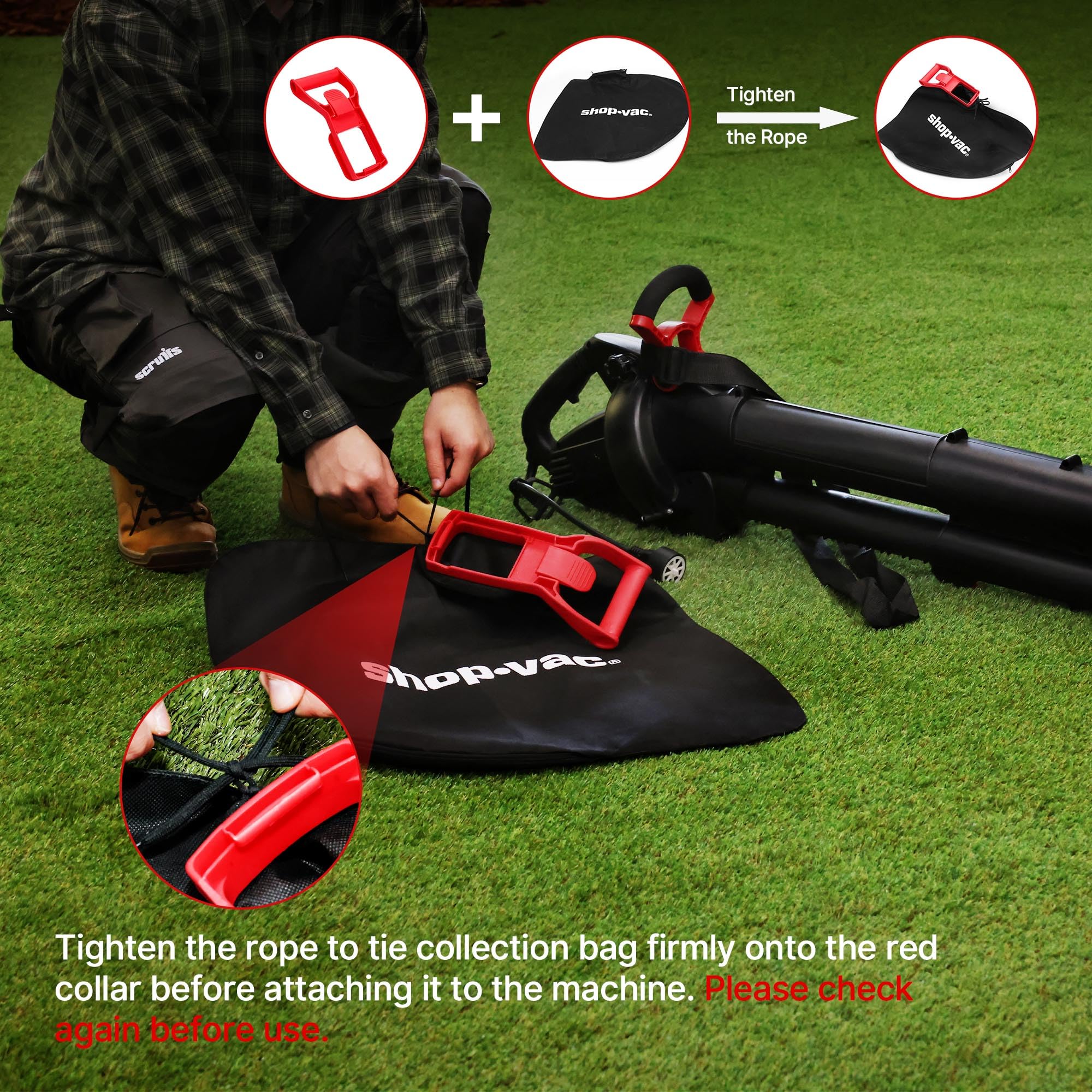 Shop-Vac compact lightweight design makes cleanup easy to transport.