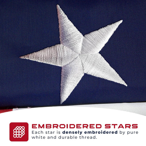 Shop72 flag with brass grommets for secure hanging