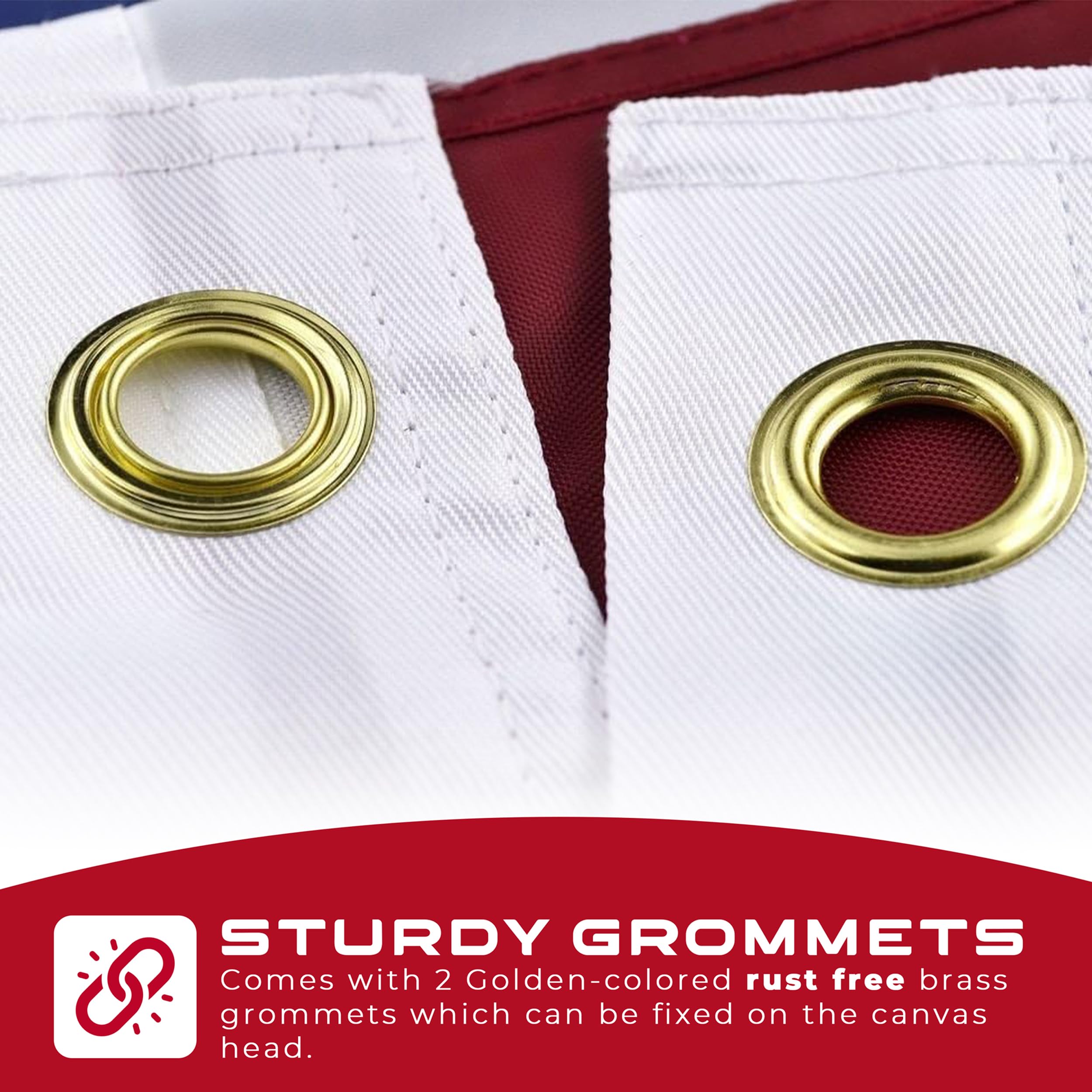 Shop72 flag 3x5 heavy-duty nylon fabric for long-lasting color