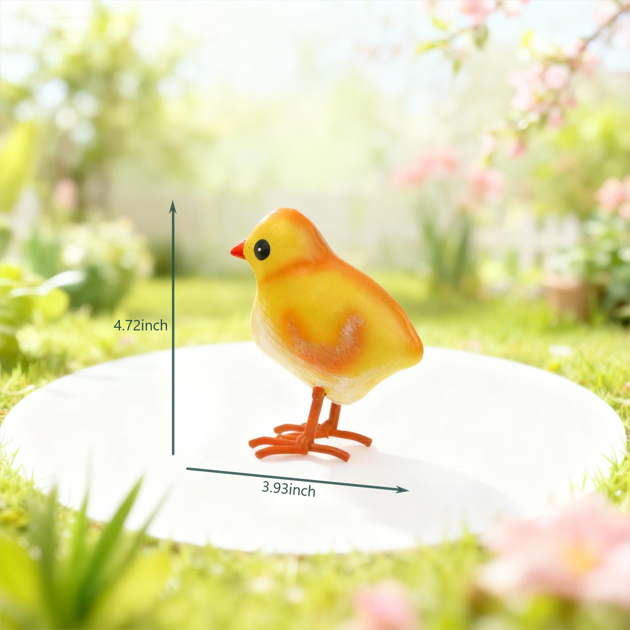 Shorayn chicken yard figures offer lifelike size and presence.