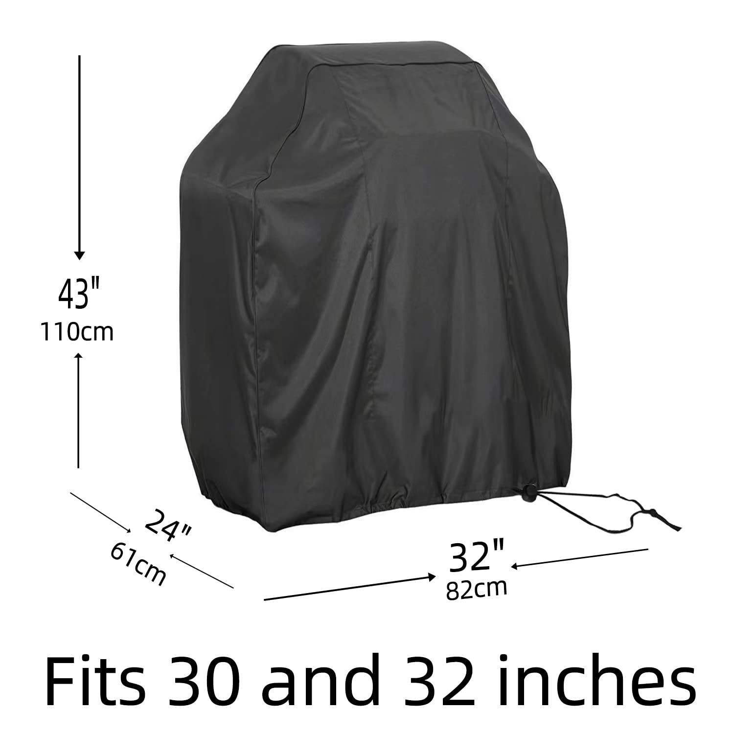 Shouken grill-cover-adjustable-strap secures the cover against windy conditions