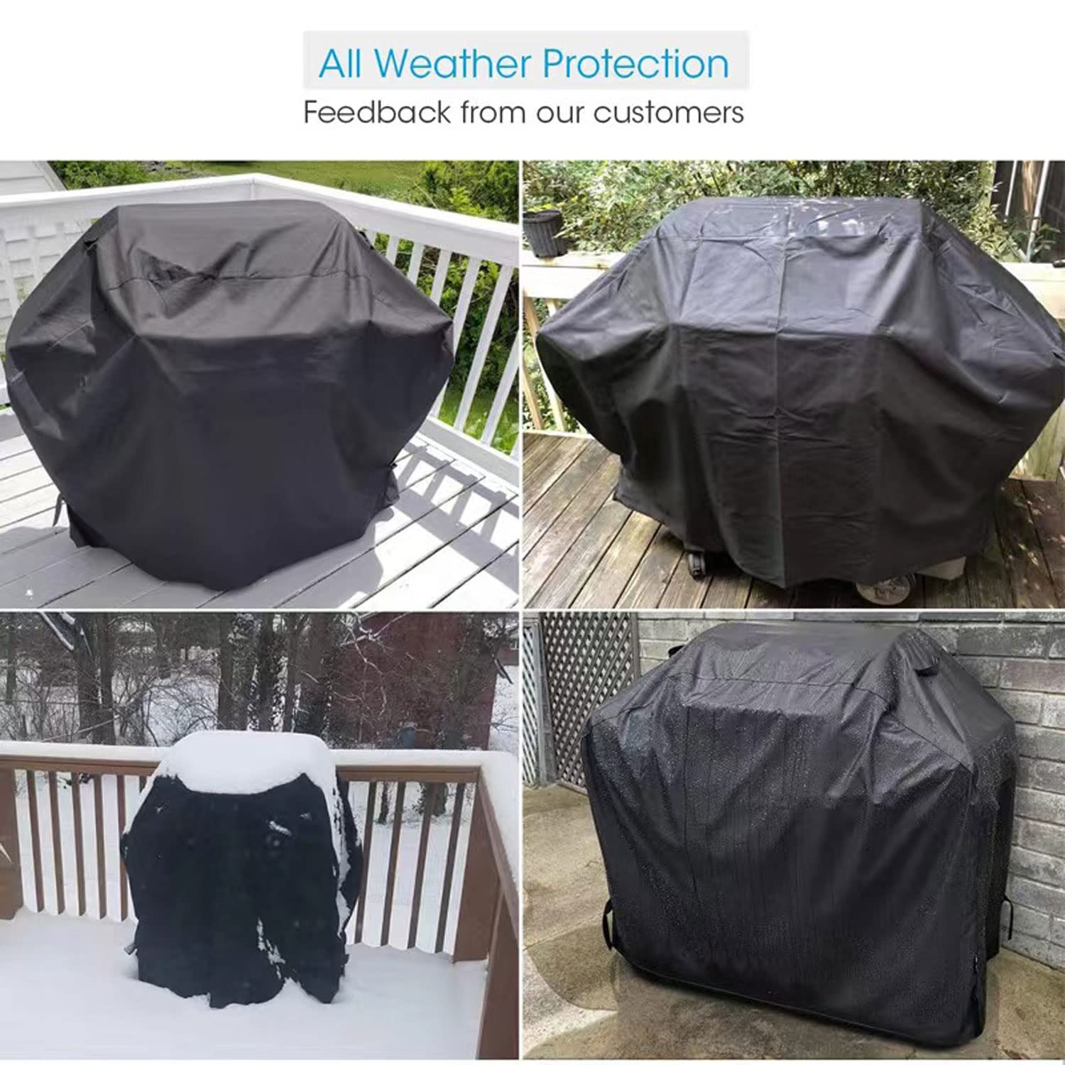 Shouken grill-cover-easy-fit-2-3-burners reliable fit for small to mid-size grills