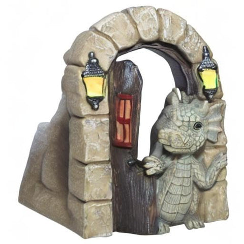 SHOWFEICAT resin dragon statue as a friendly garden mascot