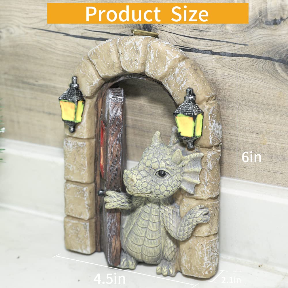 SHOWFEICAT luminous dragon night light glows after daytime sun
