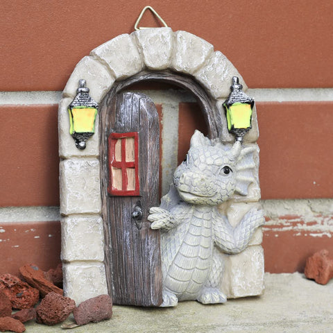 SHOWFEICAT solar light dragon decor brightens evenings outdoors