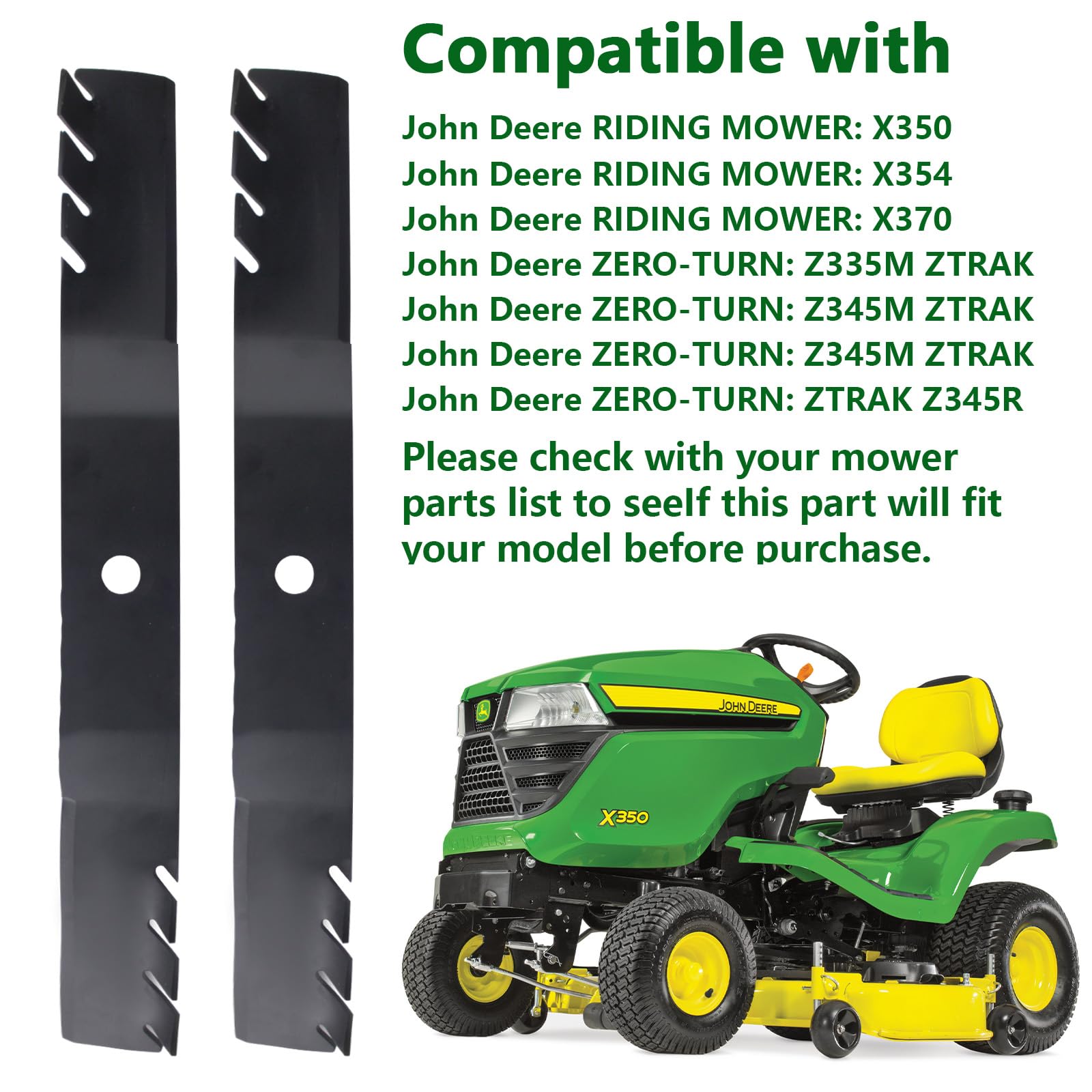 Center hole close-up shows precise 51-64 inch mounting compatibility.