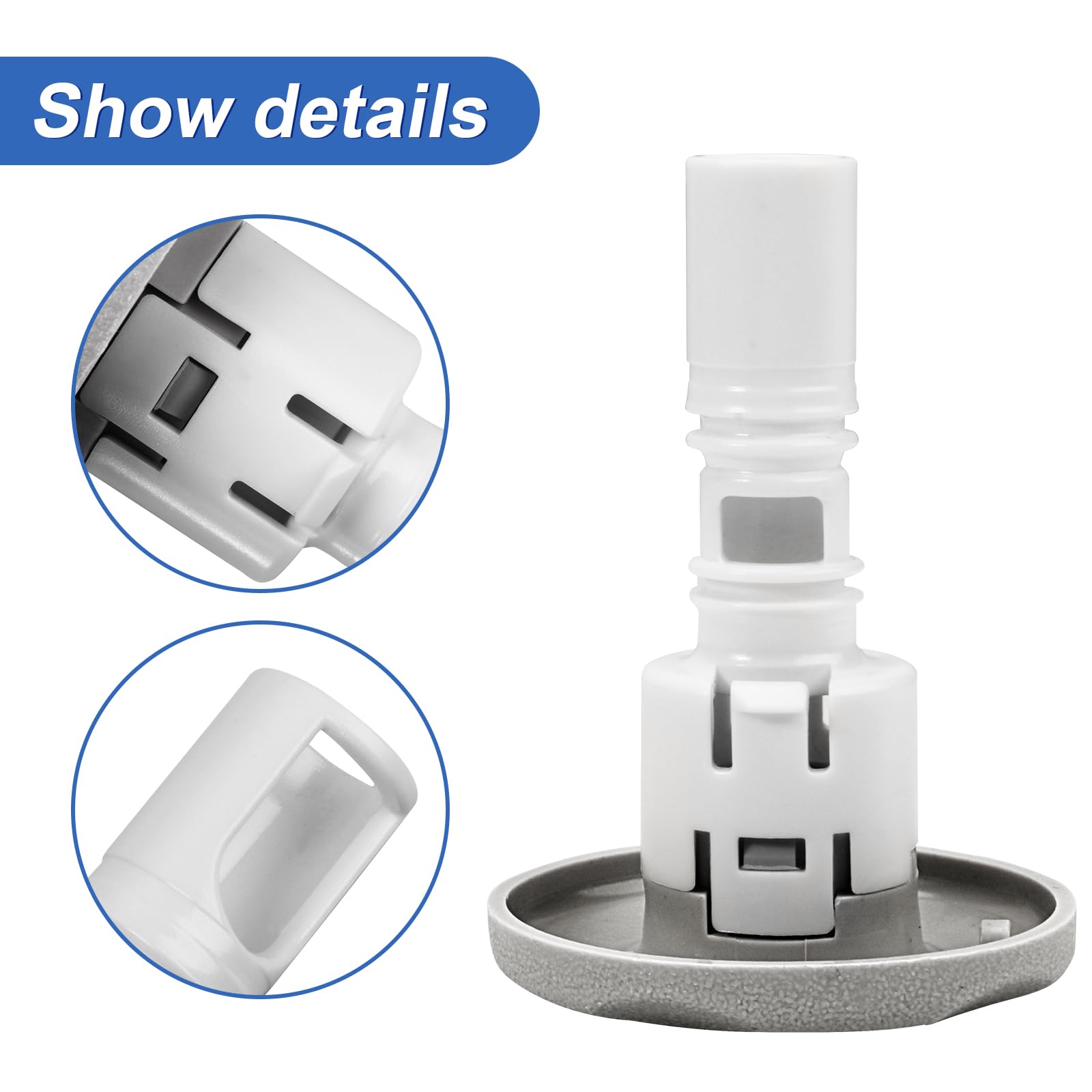 Installation diagram for easy insertion and locking of Showingo jets