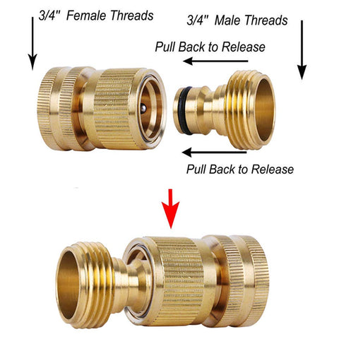 Close-up of SHOWNEW brass washers included in the 5-pack