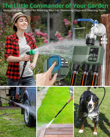 Shrivee timer hub expansion supports multi-timer setups for whole-yard coverage.