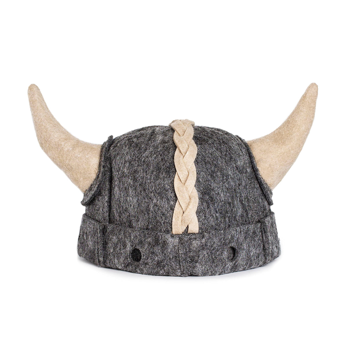SHSH Viking Sauna Hat front view highlighting heat protection in the sauna